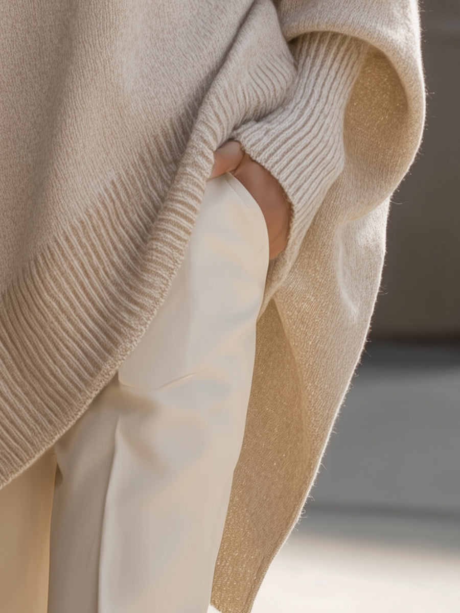 Ludovica | Cárdigan oversize de cuello amplio