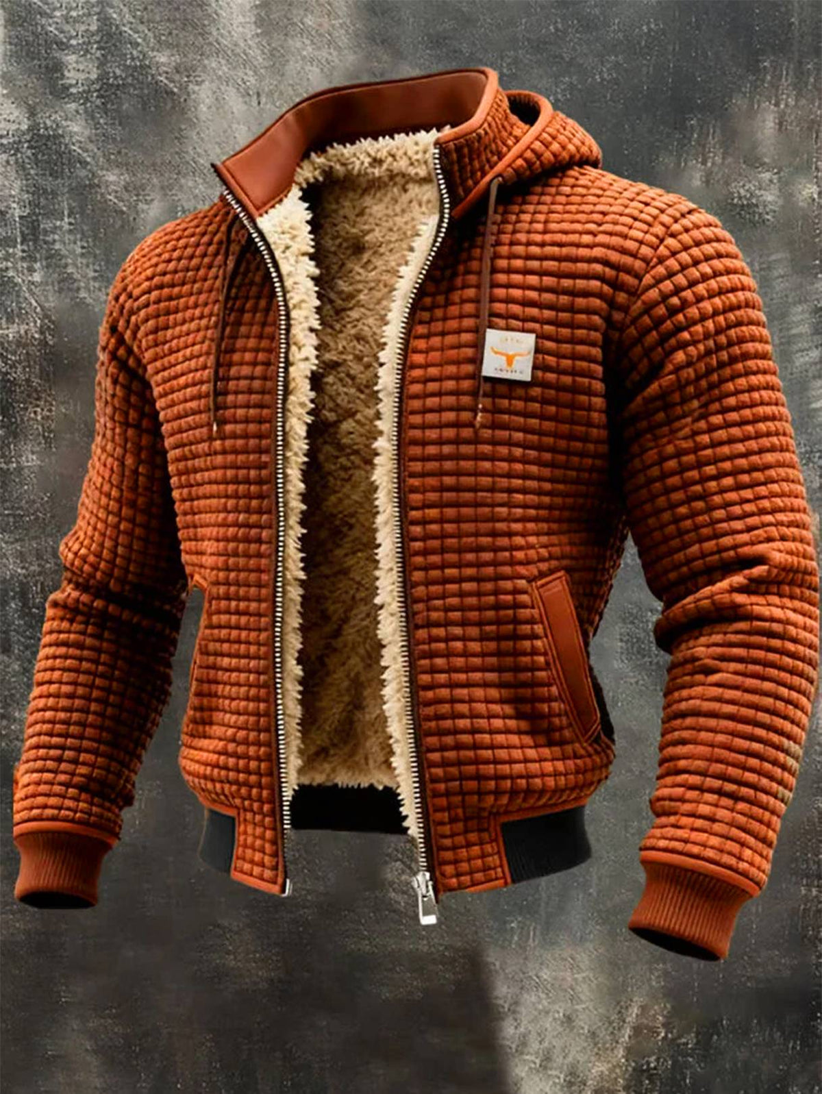 Maxime | Chaqueta retro con capucha y cremallera