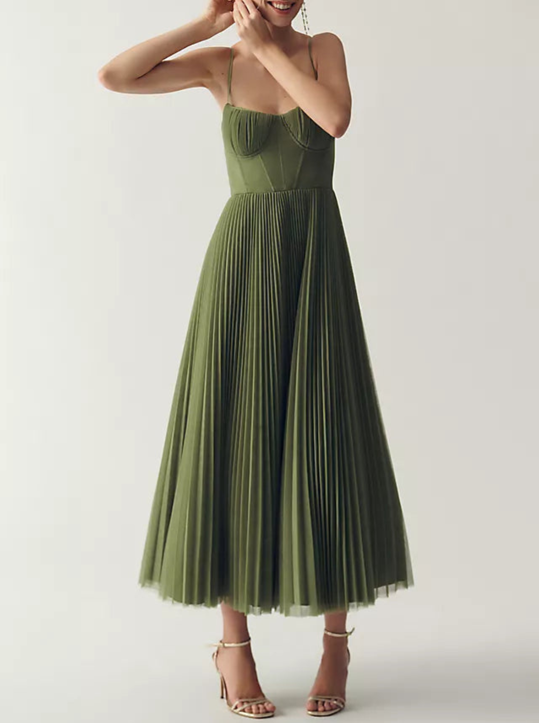 Vestido drapeado Lucía