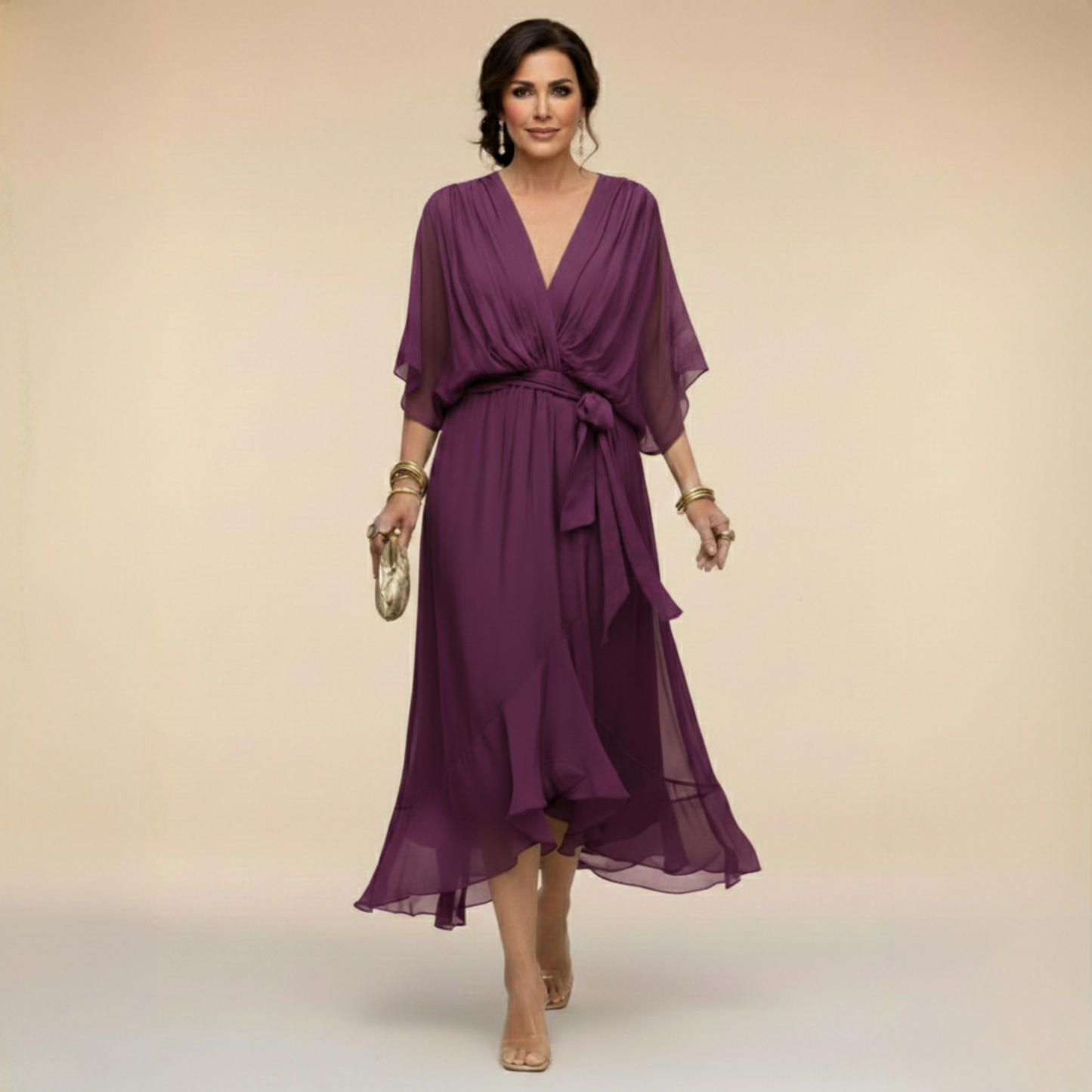 MONICA | Vestito chiffon