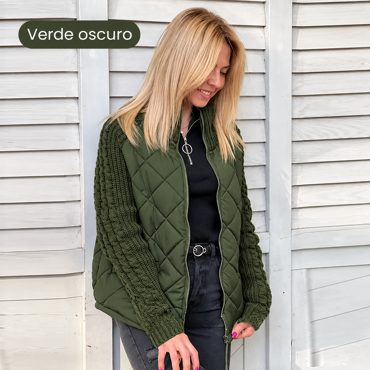 Martina | Chaqueta acolchada de punto