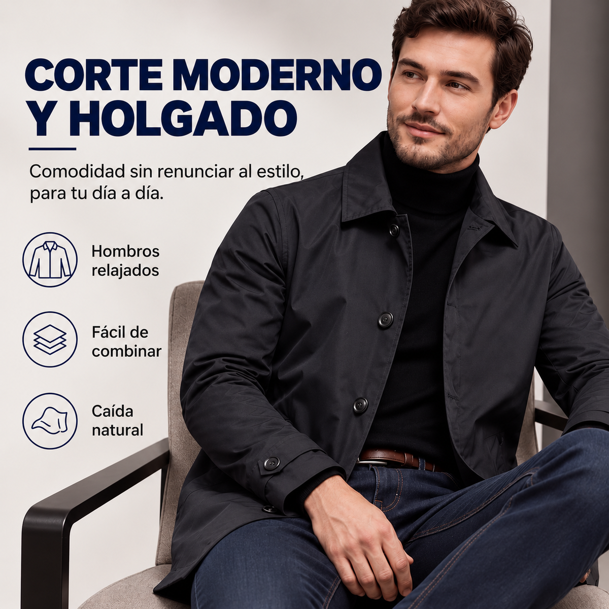Marco | Chaqueta impermeable para hombre