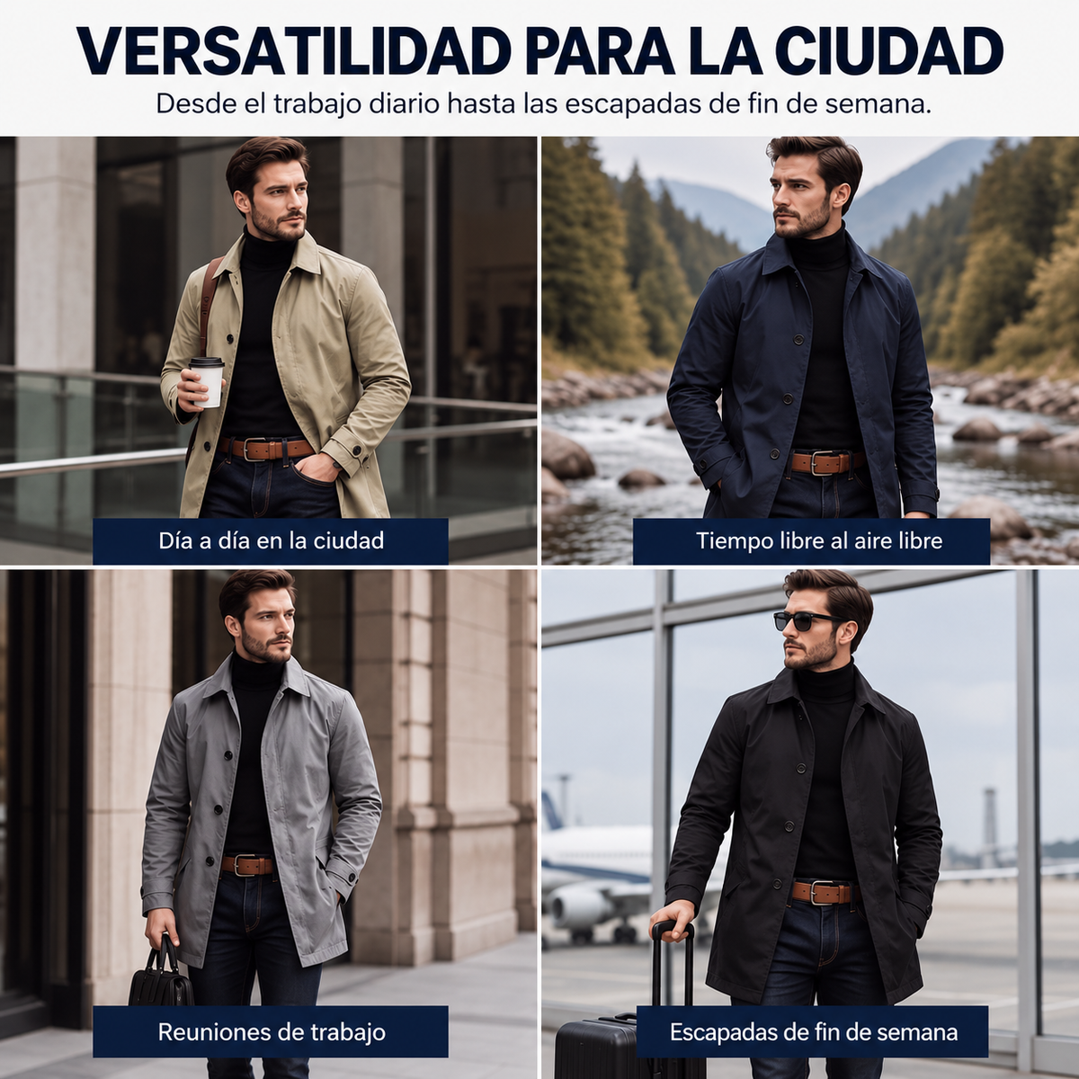 Marco | Chaqueta impermeable para hombre