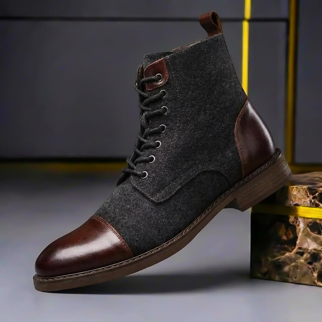 Fletcher | Botas de lana y cuero Prestige