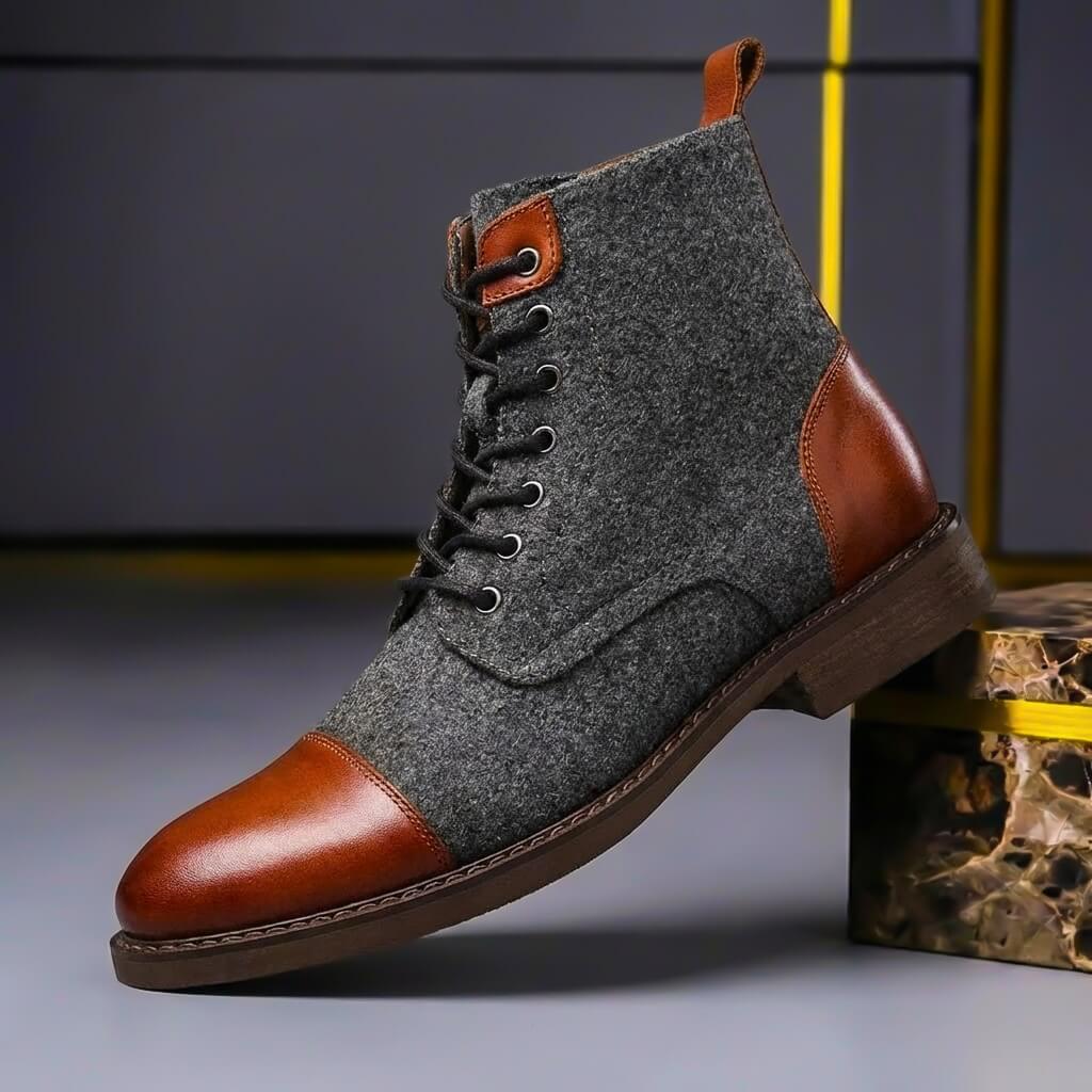 Fletcher | Botas de lana y cuero Prestige