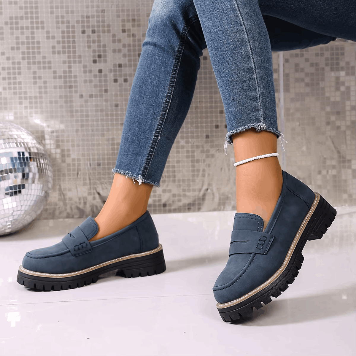Elsa | Mocasines con plataforma