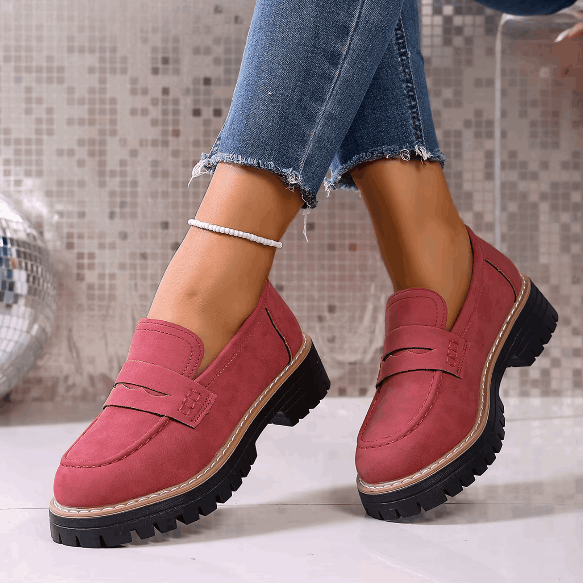Elsa | Mocasines con plataforma