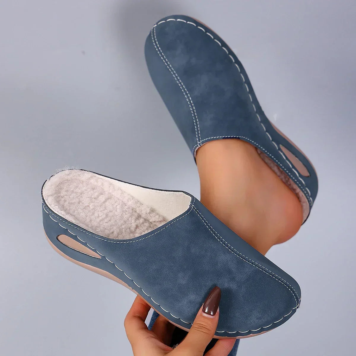 Élise | Zapatillas ortopédicas cálidas para diario
