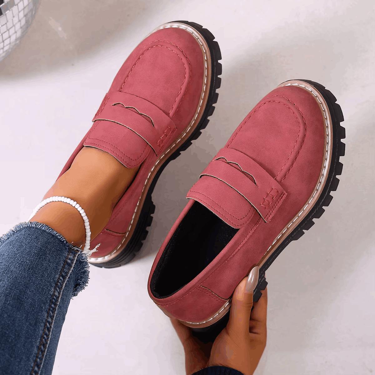 Elsa | Mocasines con plataforma