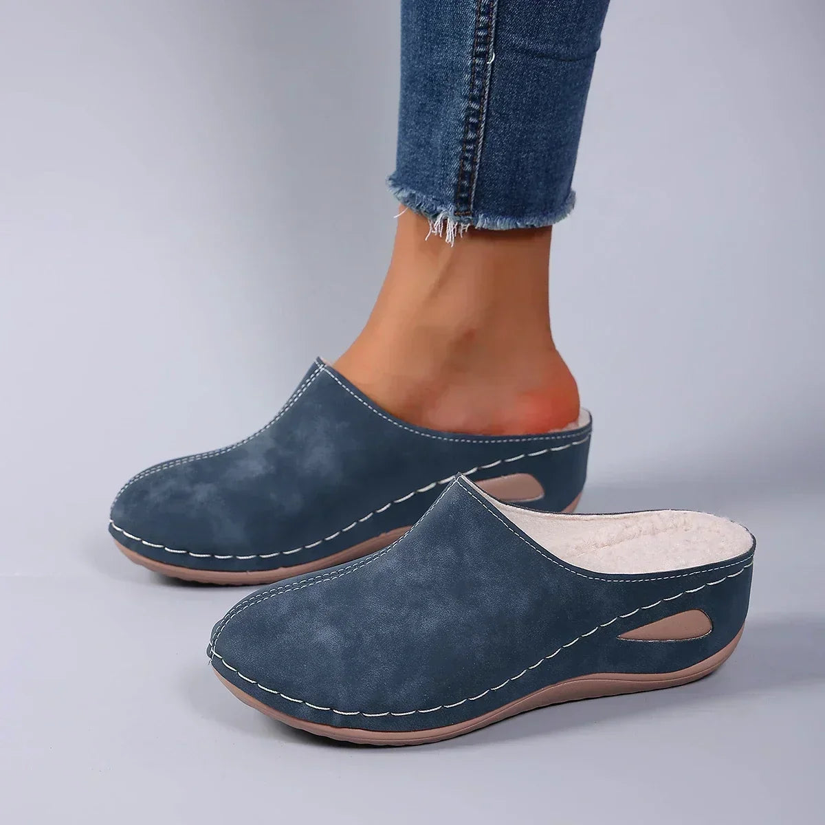 Élise | Zapatillas ortopédicas cálidas para diario