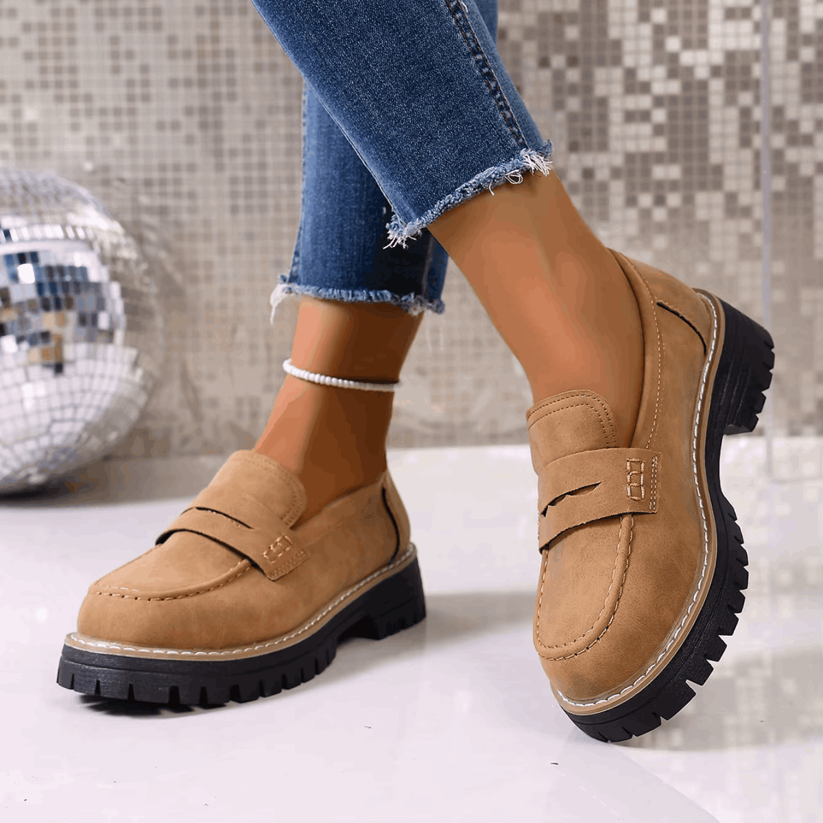Elsa | Mocasines con plataforma