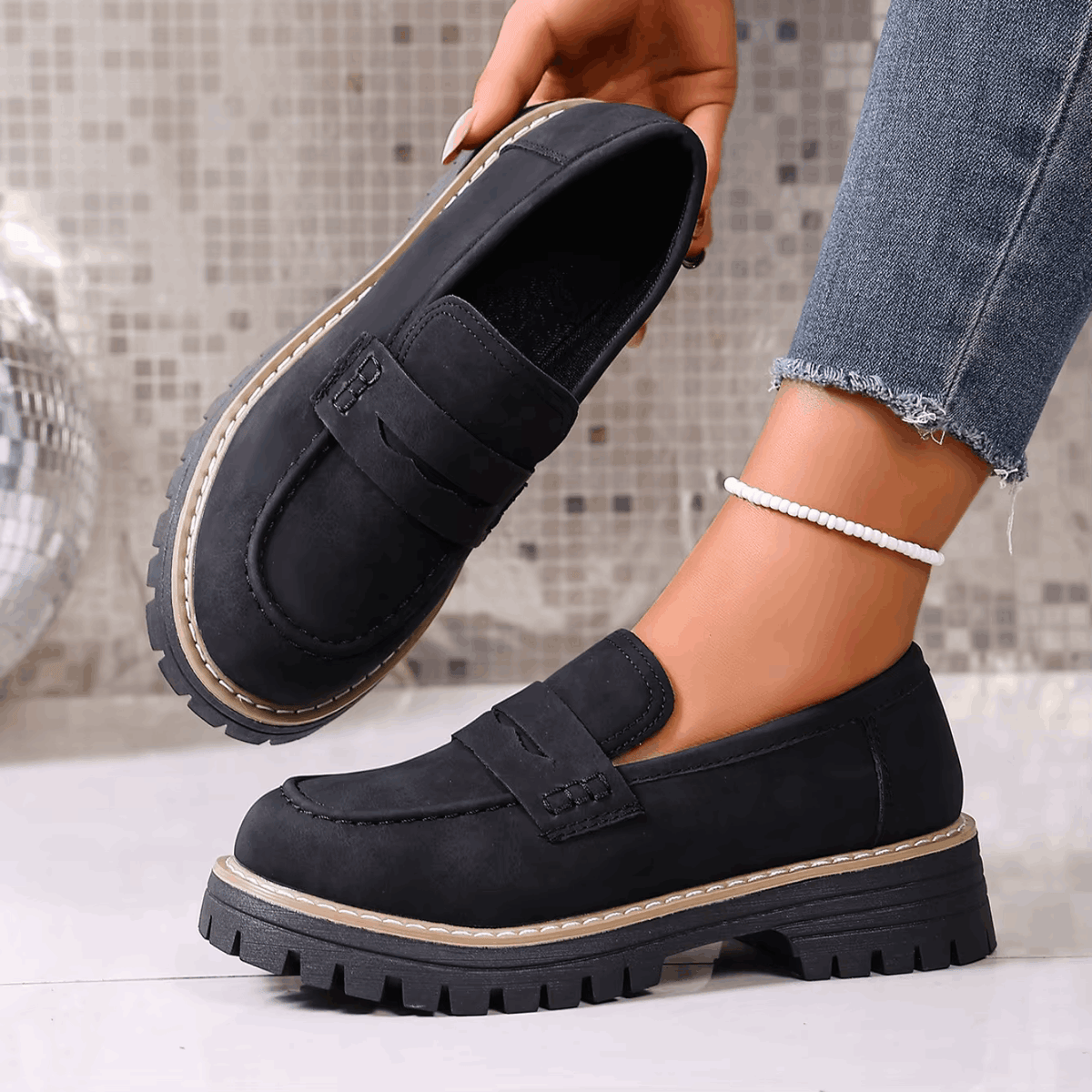 Elsa | Mocasines con plataforma