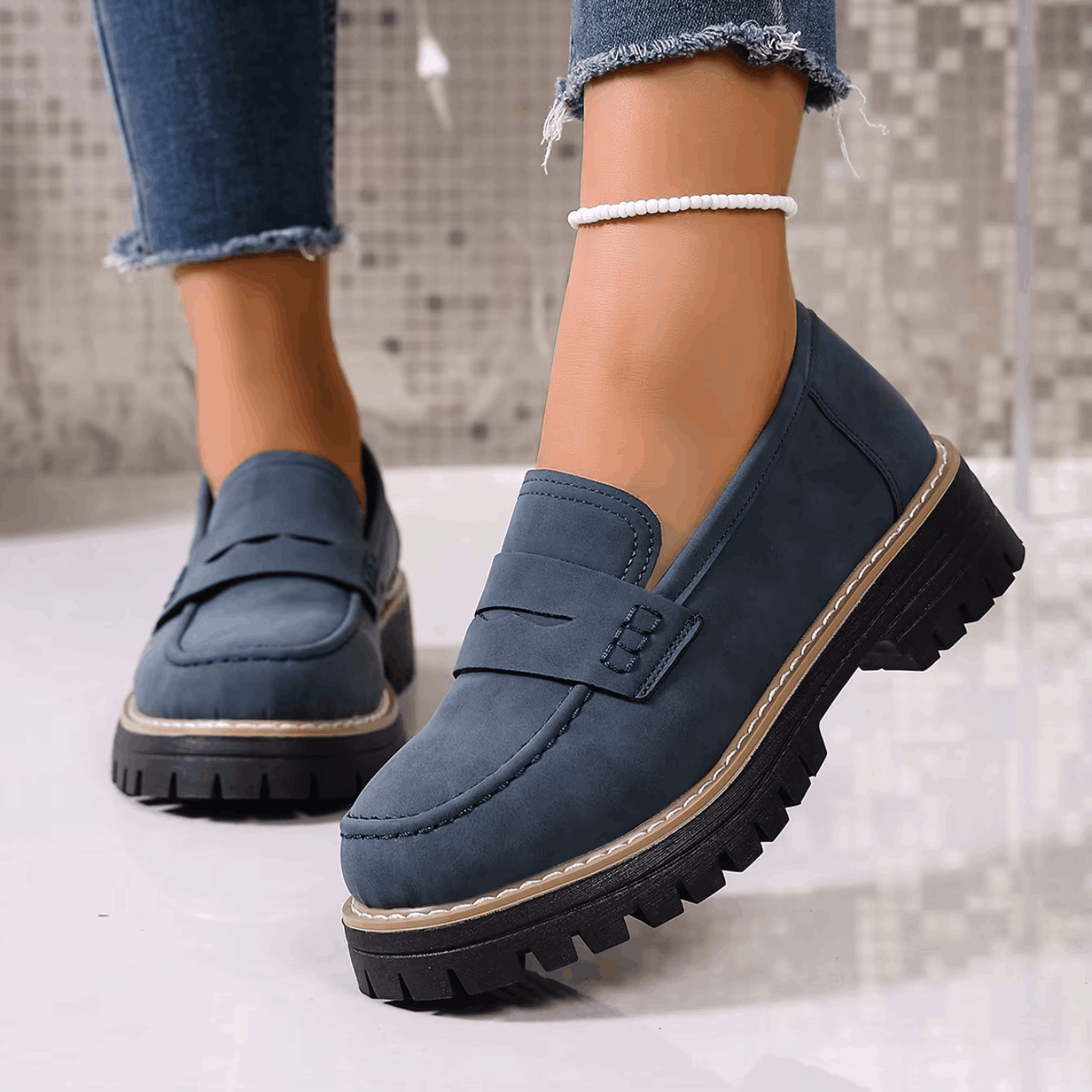 Elsa | Mocasines con plataforma