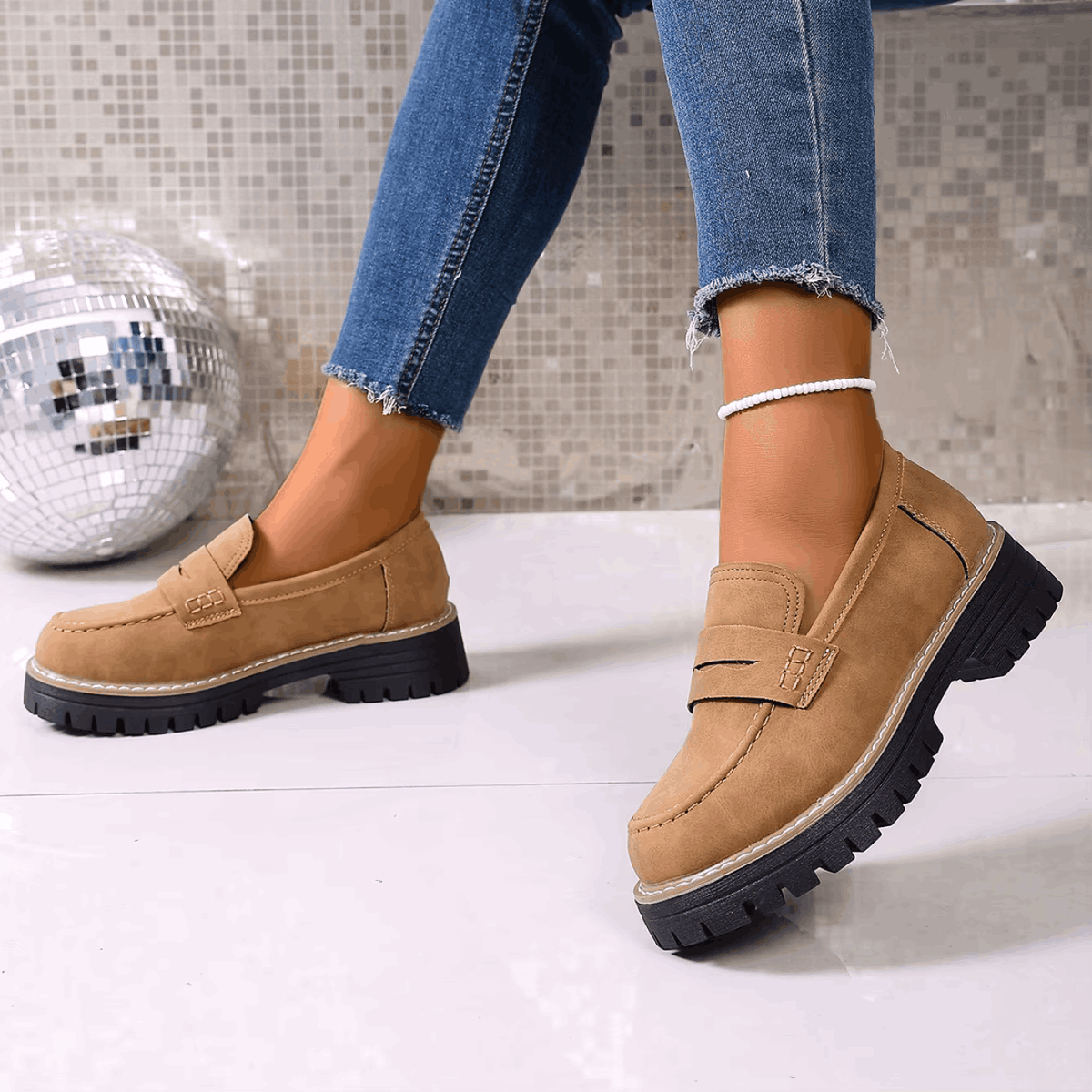 Elsa | Mocasines con plataforma