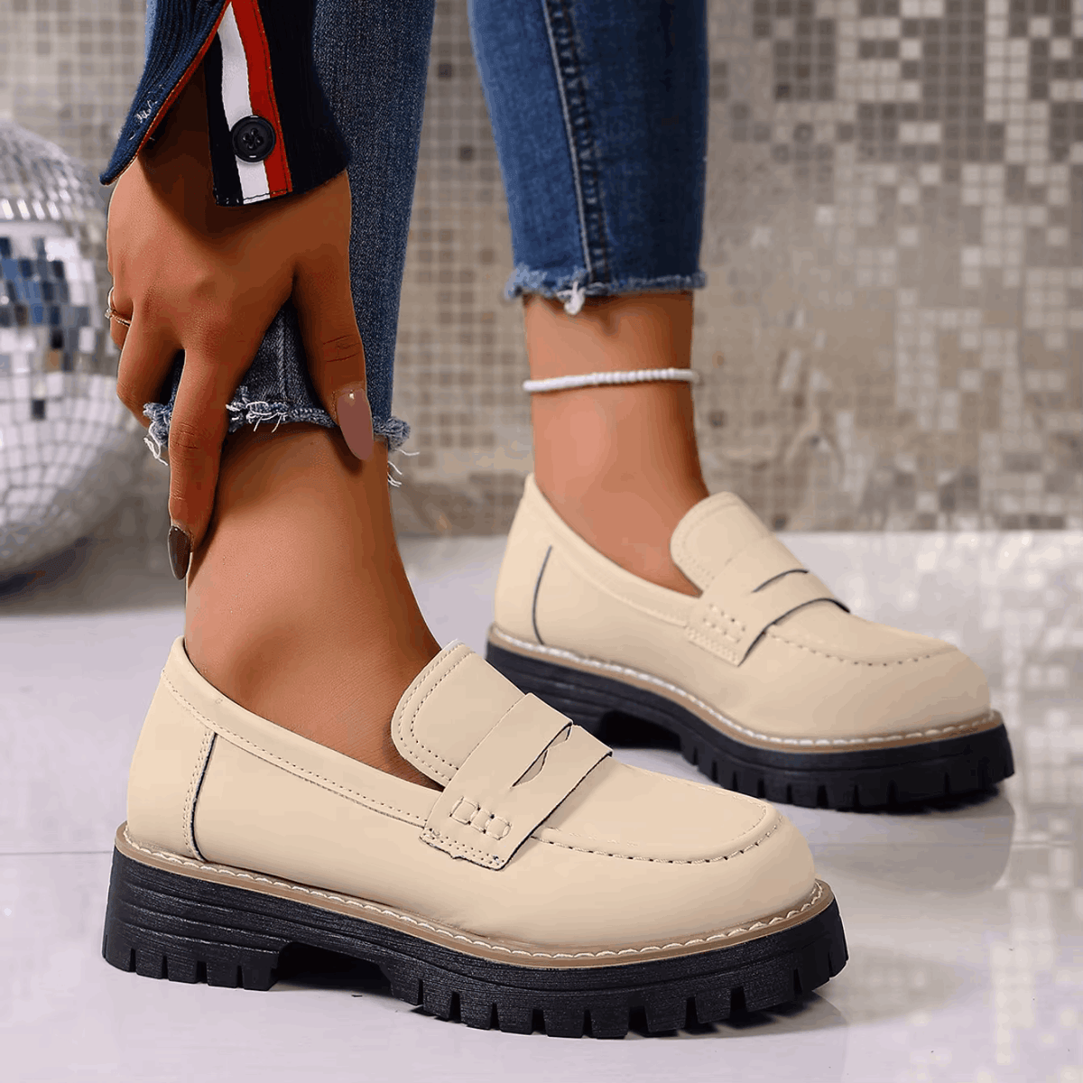 Elsa | Mocasines con plataforma