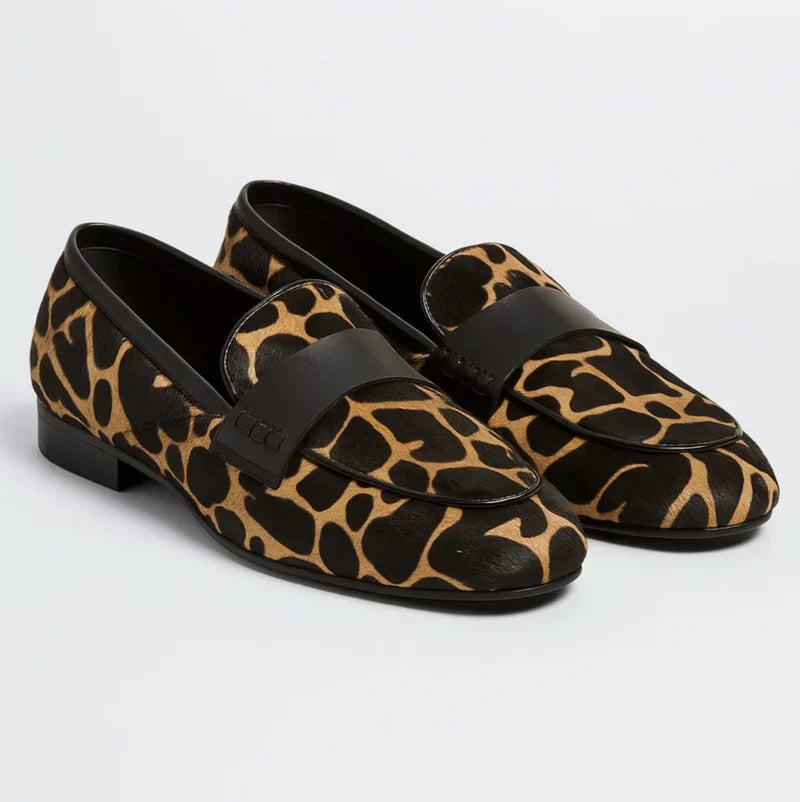 Sofia | Mocasines elegantes de estampado de leopardo