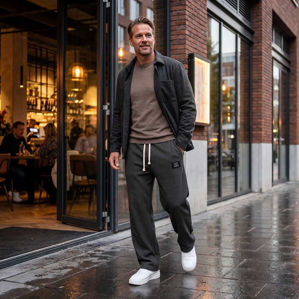 Marqués | Pantalones cómodos para hombre, de corte amplio y con cintura ajustable