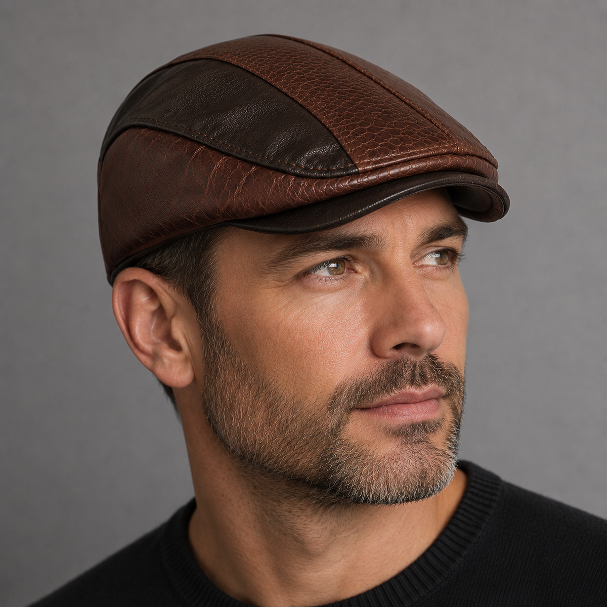Montgomery | Boina de cuero Prestige