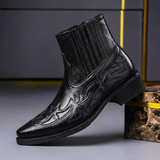 Hawkins | Botas de cuero auténtico