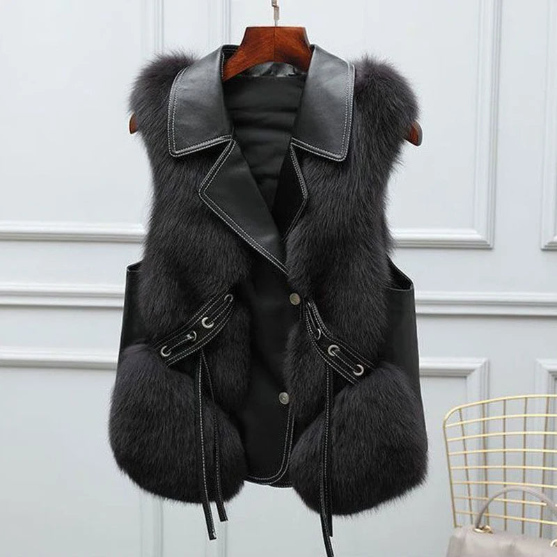 Chloé | Chaleco de Piel Sintética
