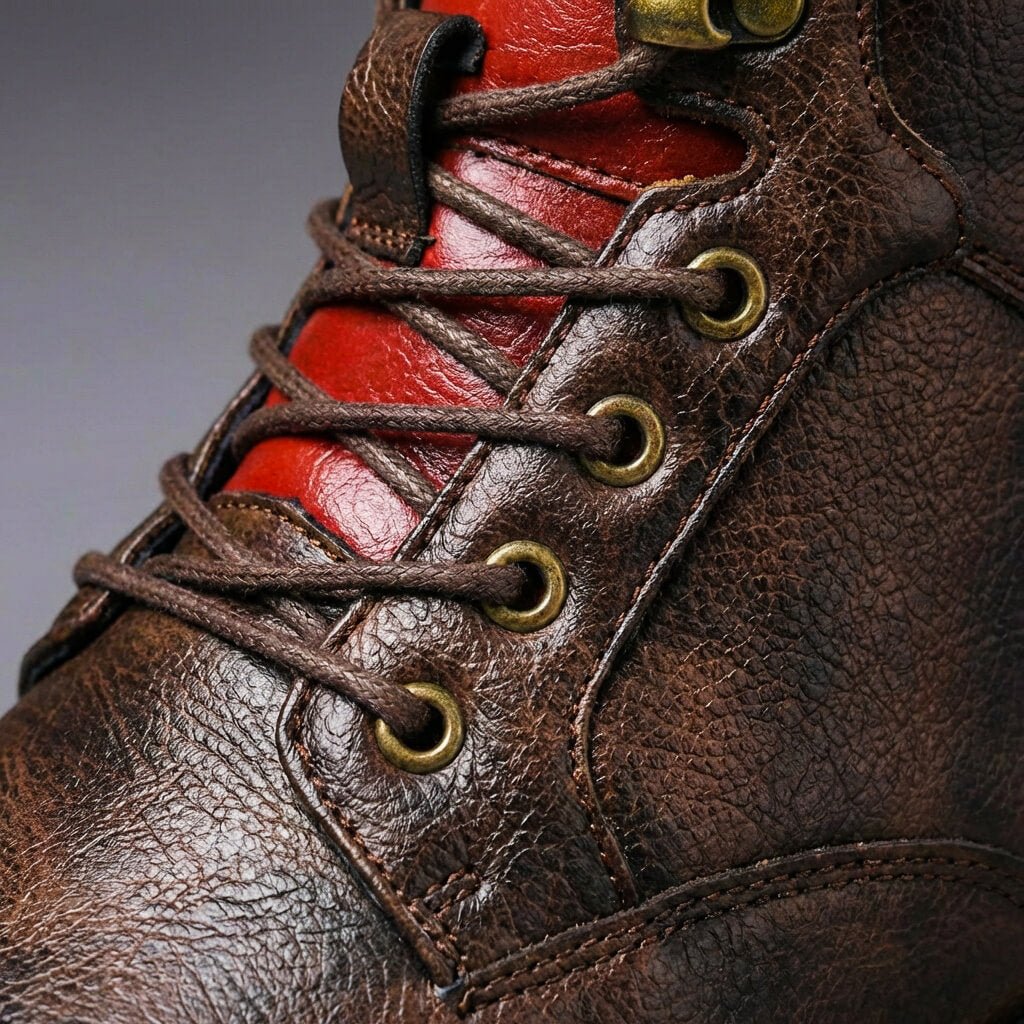 Jake | Botas de cuero bicolor