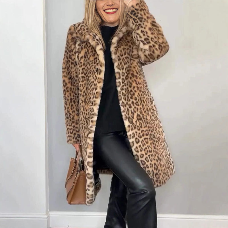 Valeria | Chaqueta con Estampado de Leopardo
