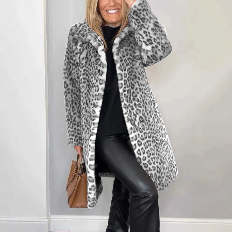 Valeria | Chaqueta con Estampado de Leopardo