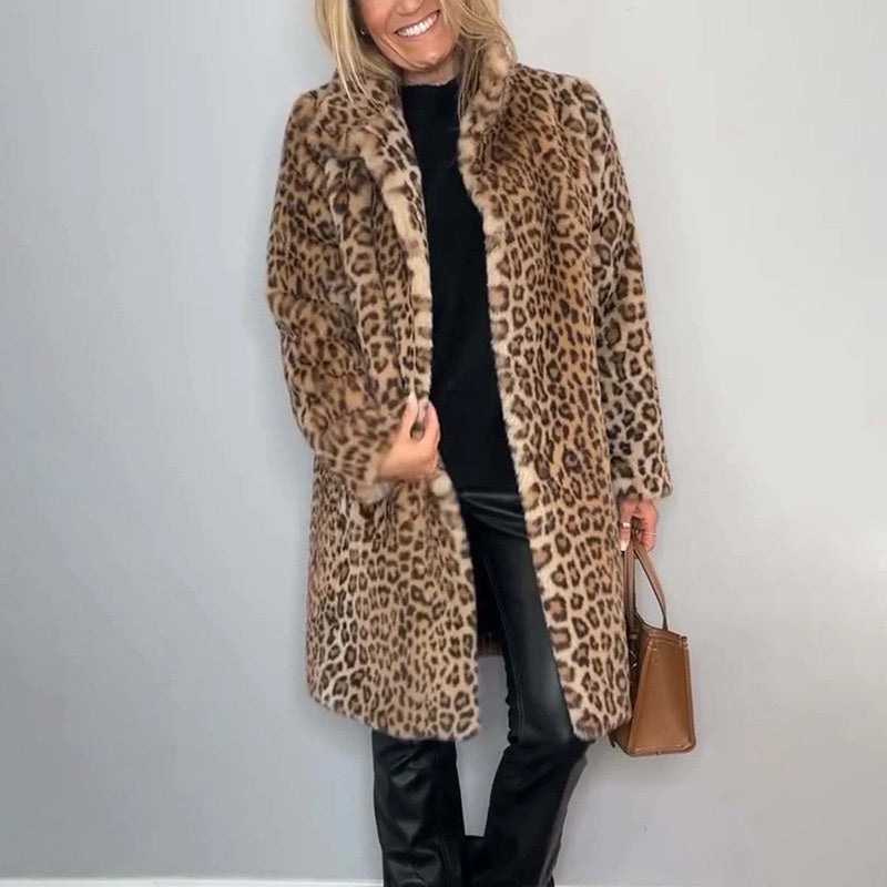 Valeria | Chaqueta con Estampado de Leopardo