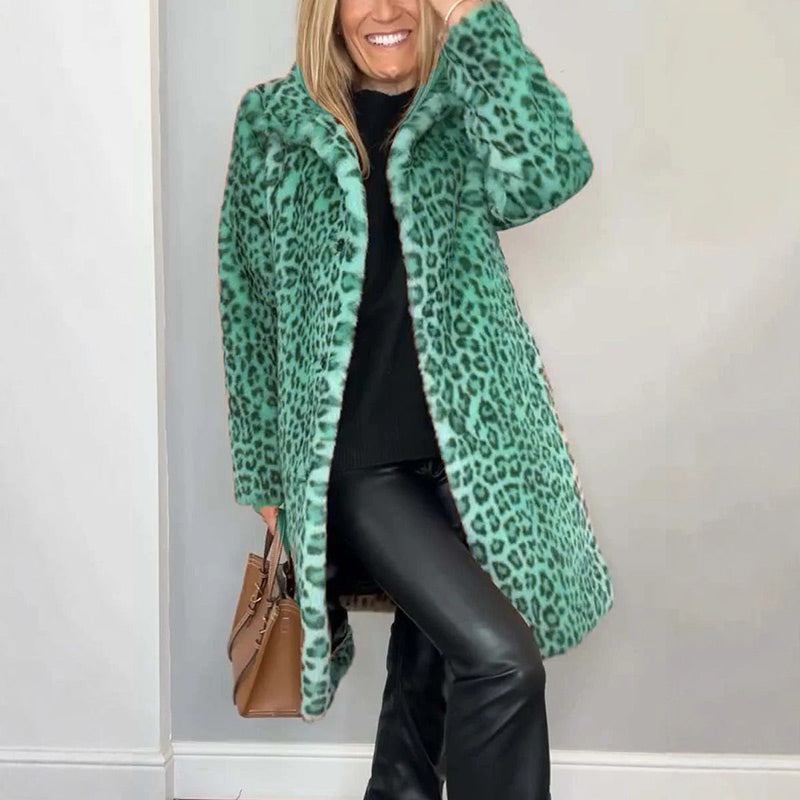 Valeria | Chaqueta con Estampado de Leopardo