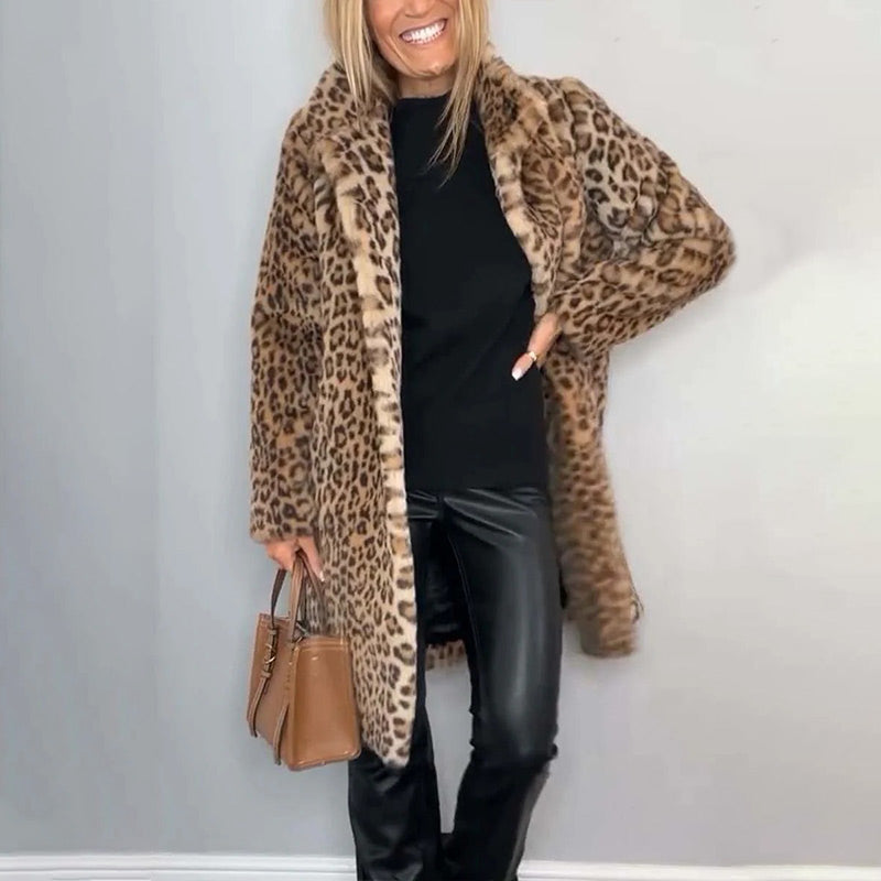 Valeria | Chaqueta con Estampado de Leopardo