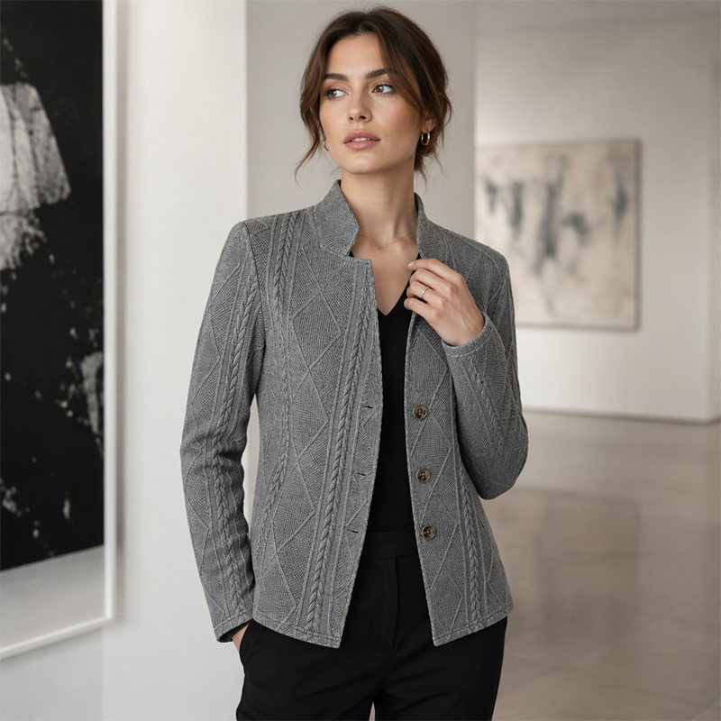 Juliete | Blazer de punto texturizado