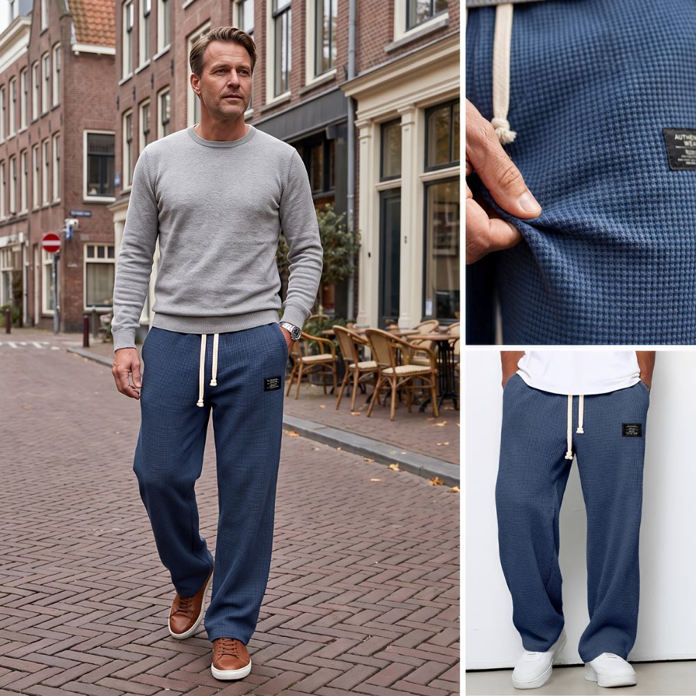 Marqués | Pantalones cómodos para hombre, de corte amplio y con cintura ajustable