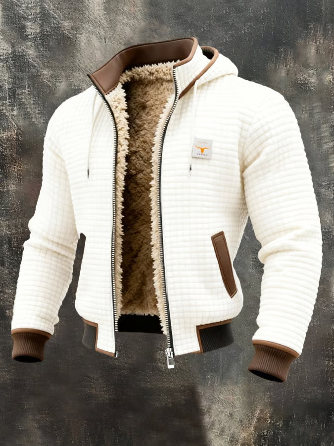 Maxime | Chaqueta retro con capucha y cremallera